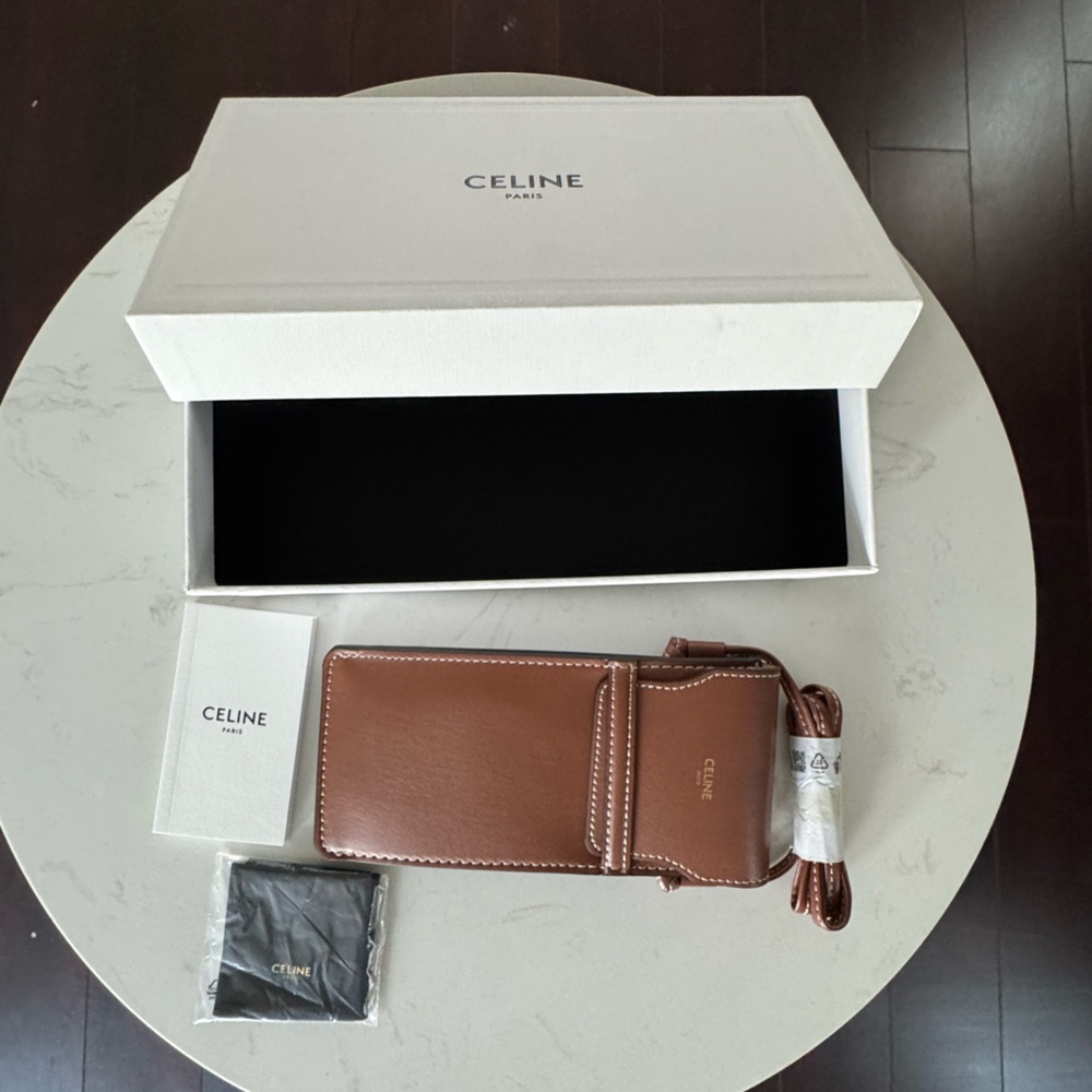 Celine sunglasses bag case and box.